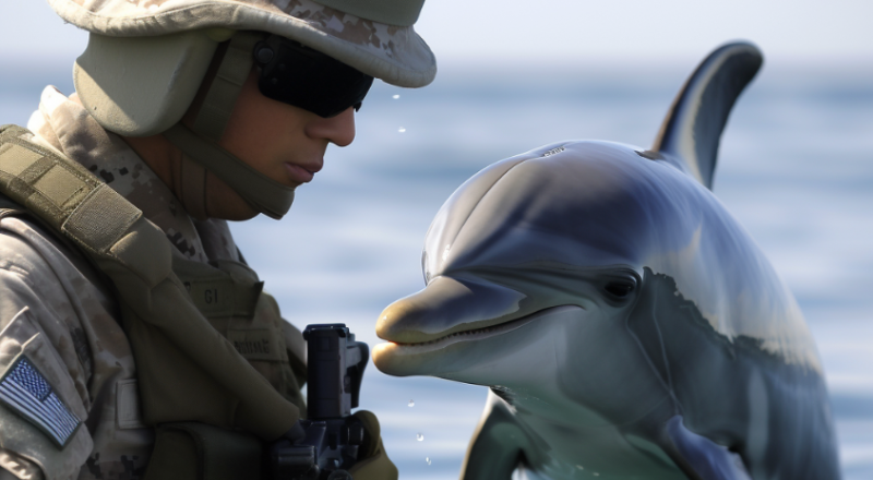 Delfin im Militär