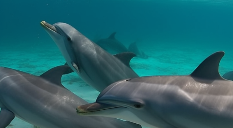 Delfine ruhen sich aus