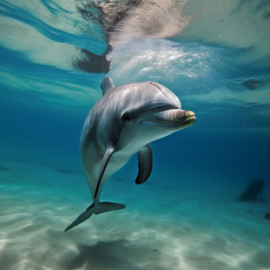 Delfin hört flüsstern