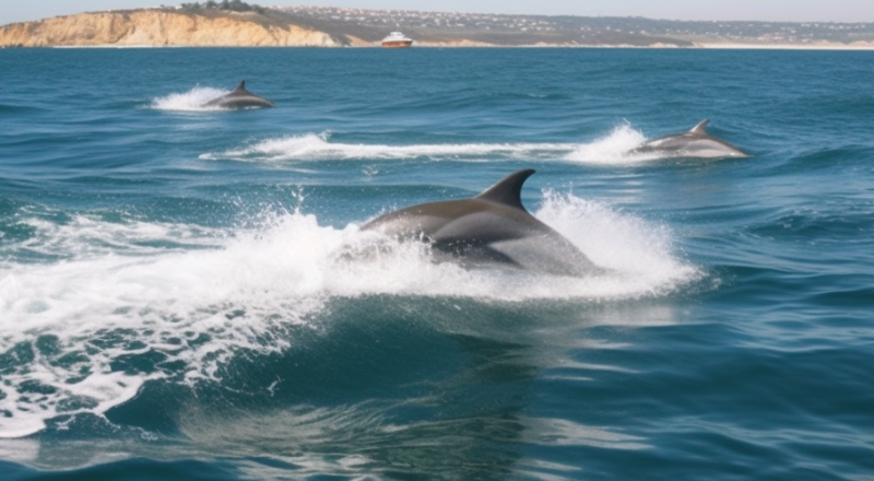 Delfine auf der Algarve